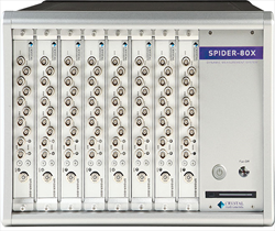 Channel Expandable Dynamic Measurement Systems SPIDER-80X + SPIDER-80Xi Crystal Instruments